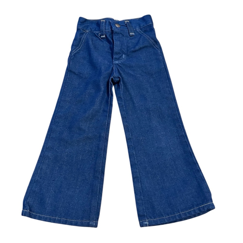 Wrangler Girls Dark Wash Flare Denim Jeans - Picture 2 of 7